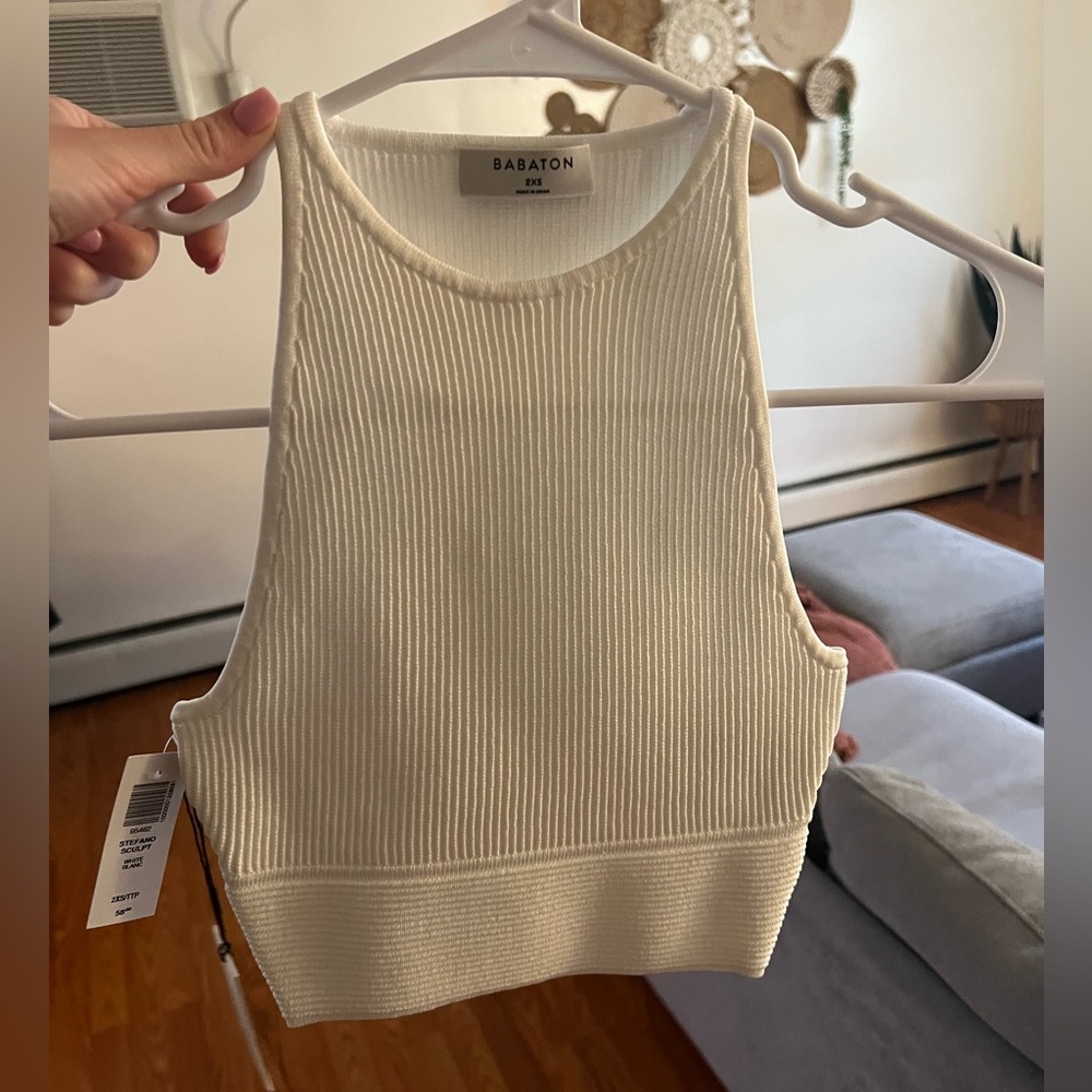 Brand new Babaton sculpt tank top.